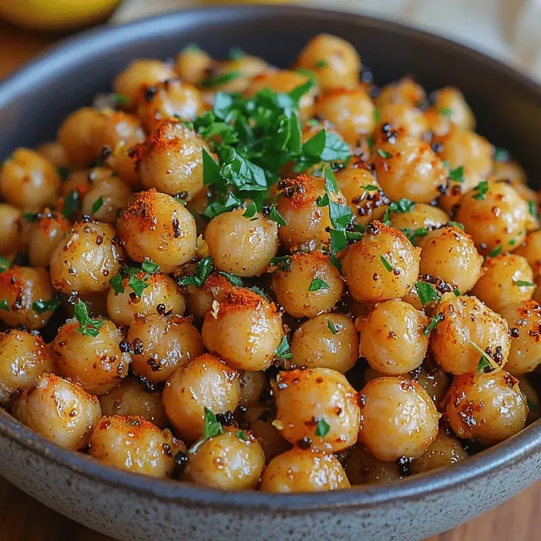 Crispy Roasted Garlic Chickpeas: Perfecting the Snack