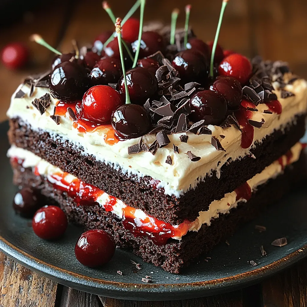 Black Forest Icebox Cake: A Delightful No-Bake Dessert