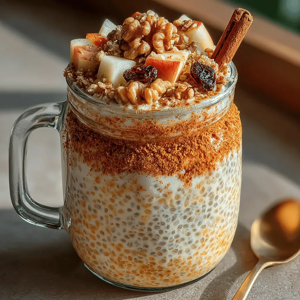 Apple Pie Overnight Chia Pudding: A Wholesome Treat