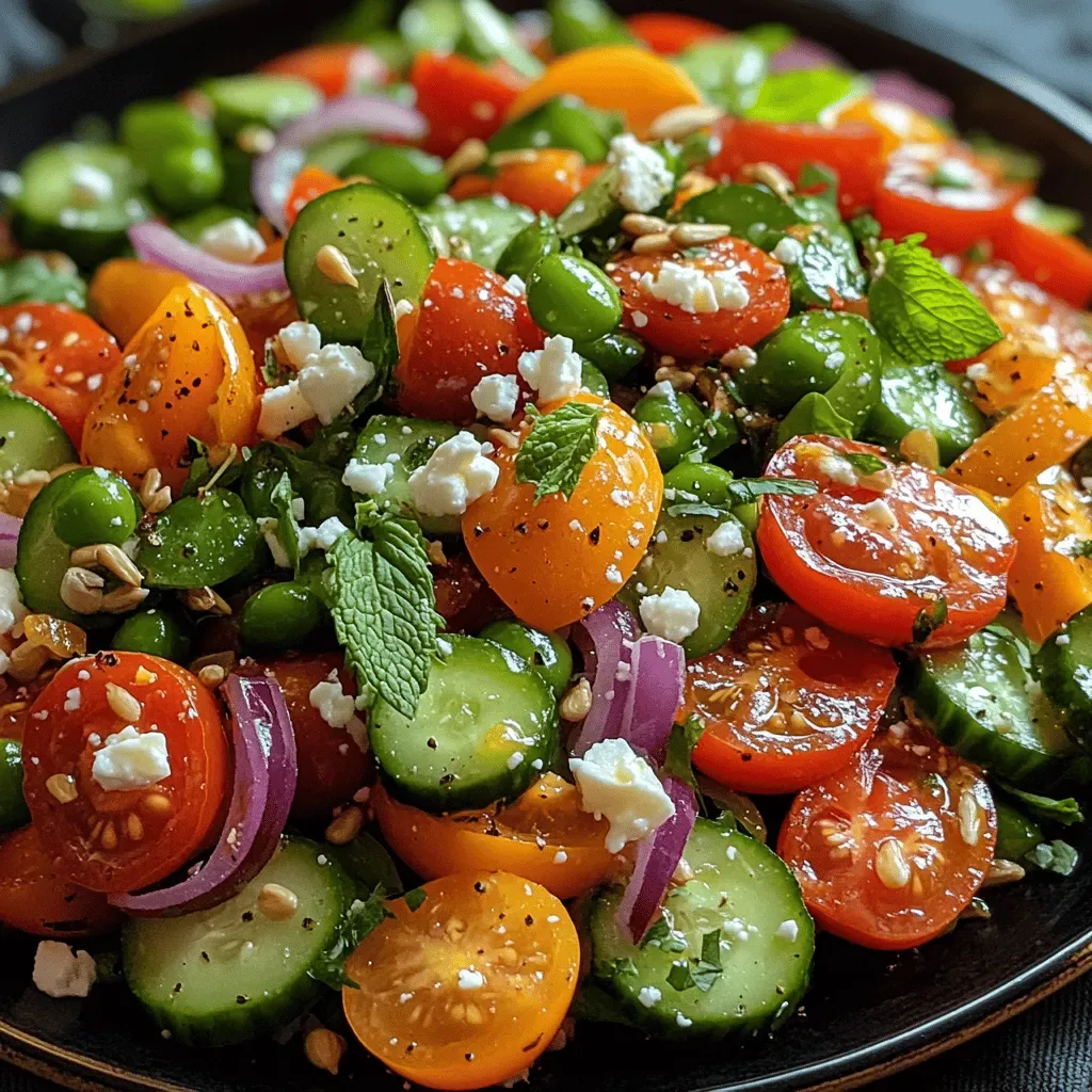 Crisp Sugar Snap Pea Salad with Citrus Vinaigrette