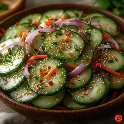 Zesty Asian Cucumber Salad Delight Recipe