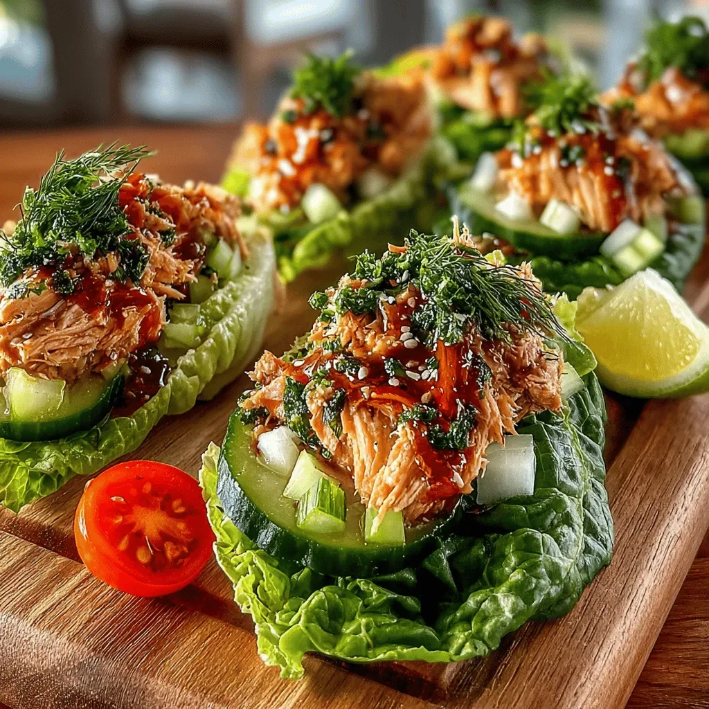 Avocado Tuna Salad Lettuce Boats: A Nutritious and Flavorful Delight