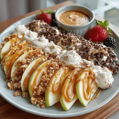 Peanut Butter Yogurt Apple Nachos: A Delicious and Nutritious Treat