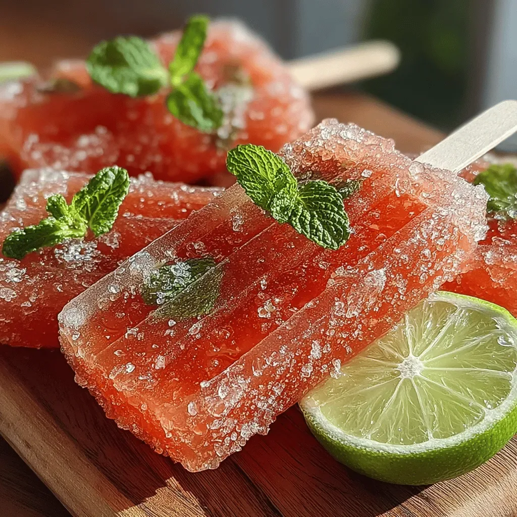 Refreshing Watermelon Oasis Pops: A Summer Delight