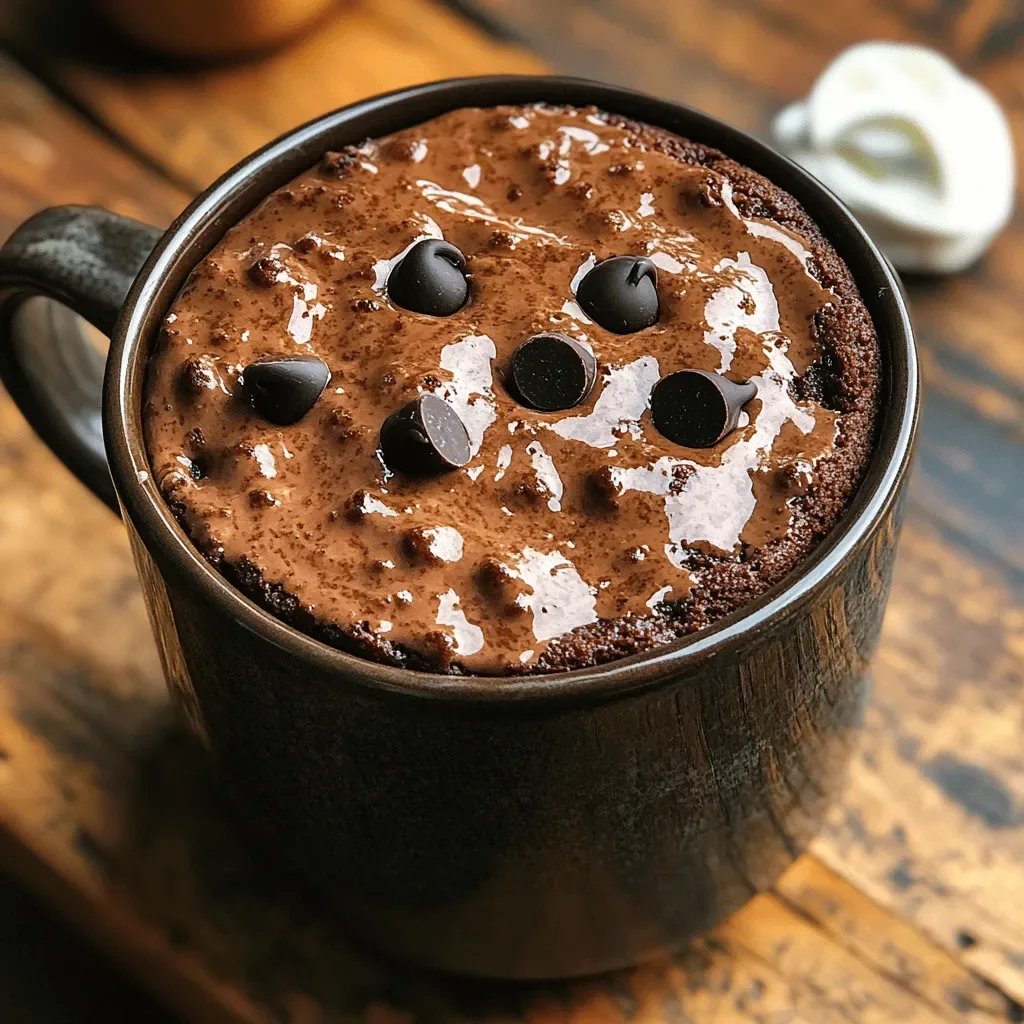 Decadent Guilt-Free Chocolate Mug Cake