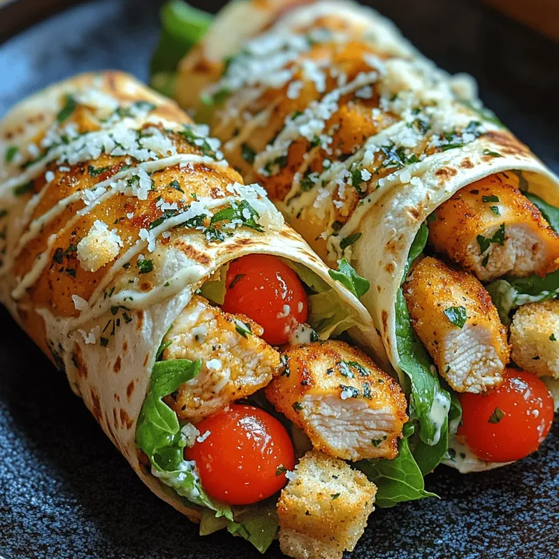 Crispy Chicken Caesar Wrap Recipe: A Delightful Twist on a Classic