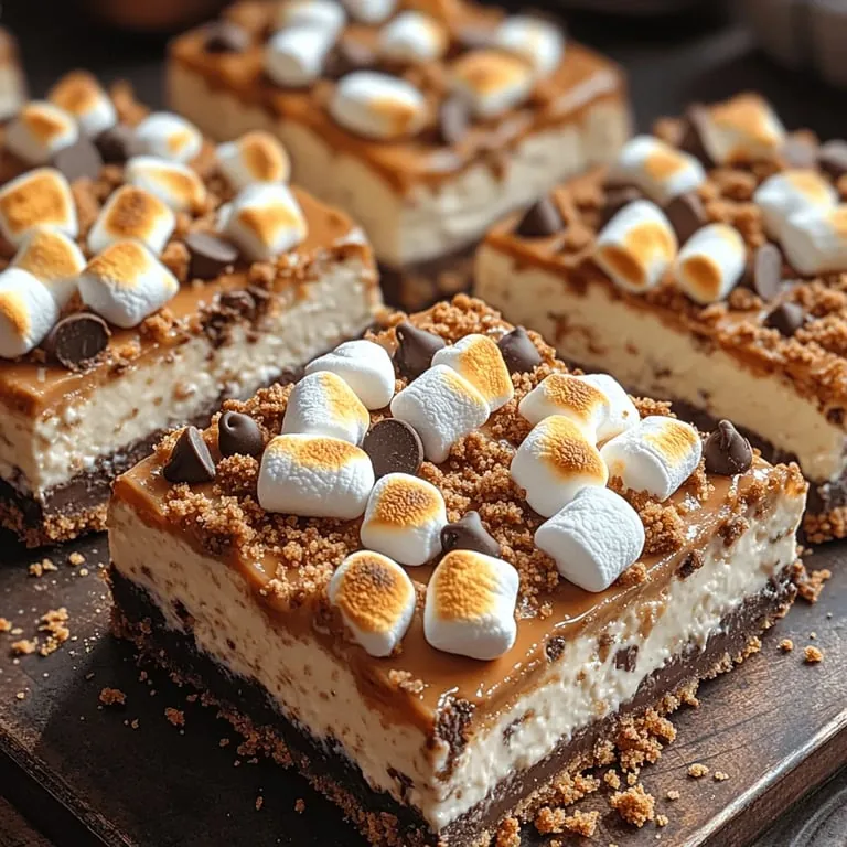 Heavenly S’mores Cheesecake Bars: A Decadent Twist on a Classic Treat