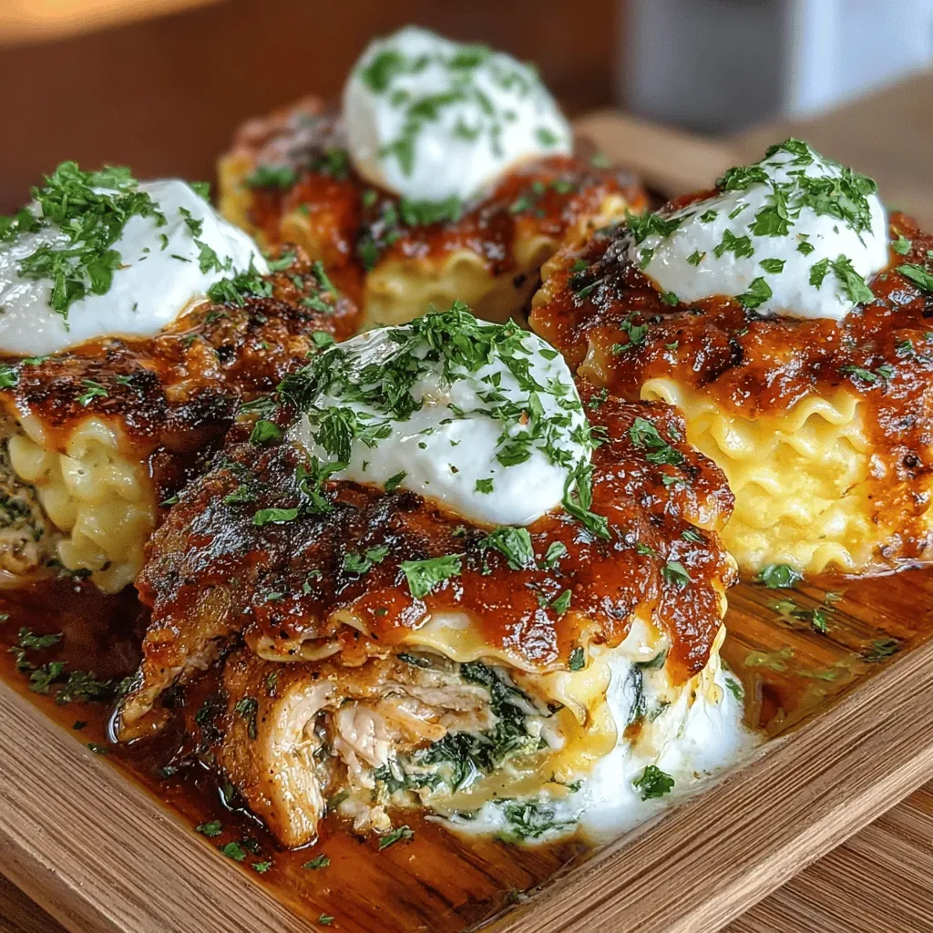Savory Herb Chicken Lasagna Roll-Ups: A Delicious and Nutritious Delight