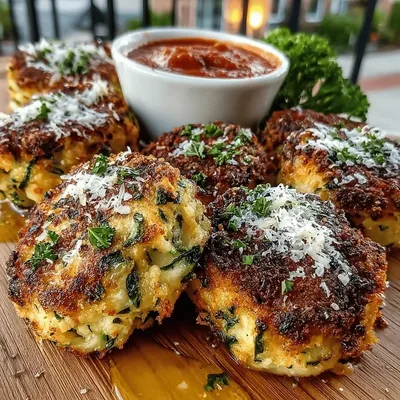 Crispy Air Fryer Turkey Zucchini Poppers