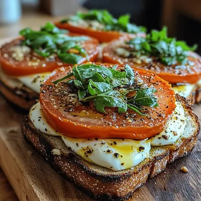 Sun-Kissed Tomato Basil Bliss Sandwiches