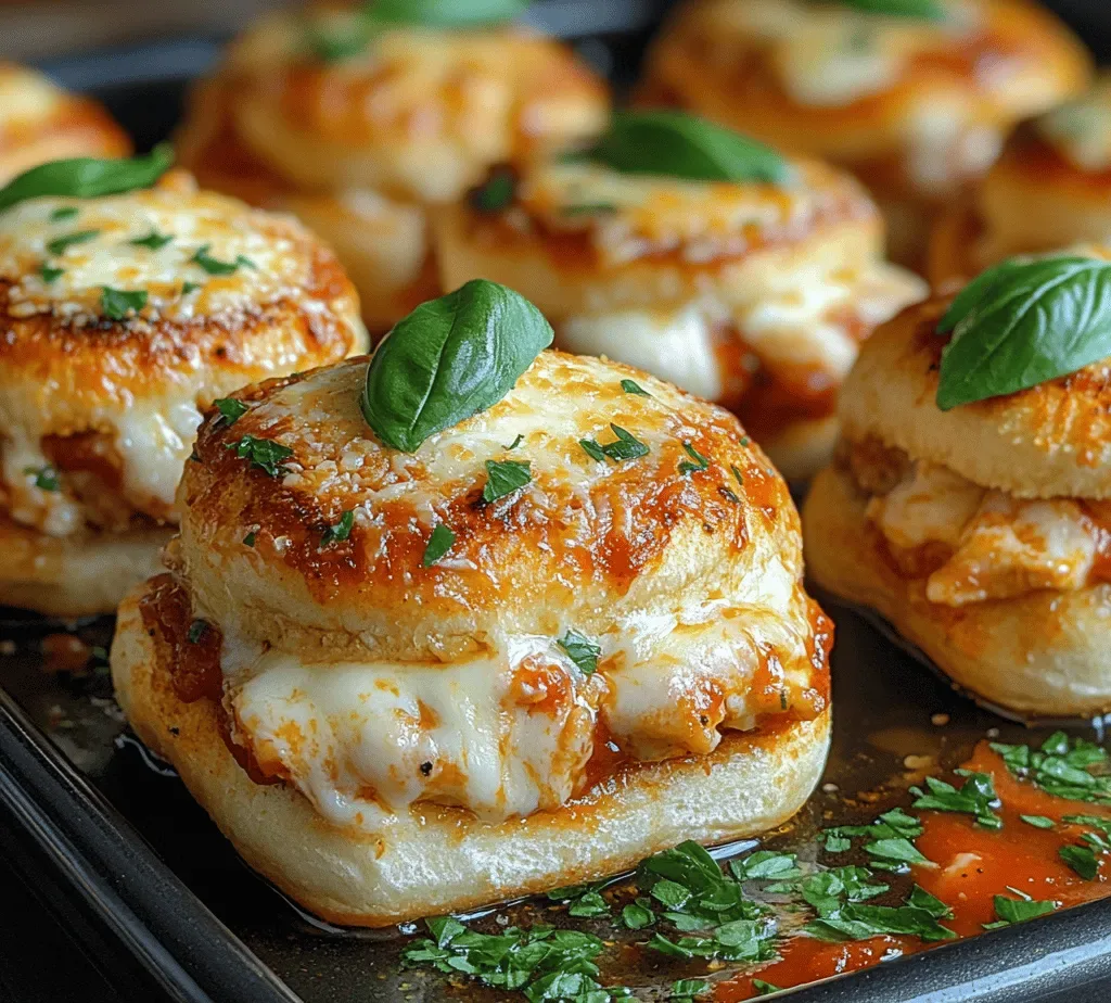 Cheesy Chicken Parmesan Sliders: The Ultimate Comfort Food Recipe
