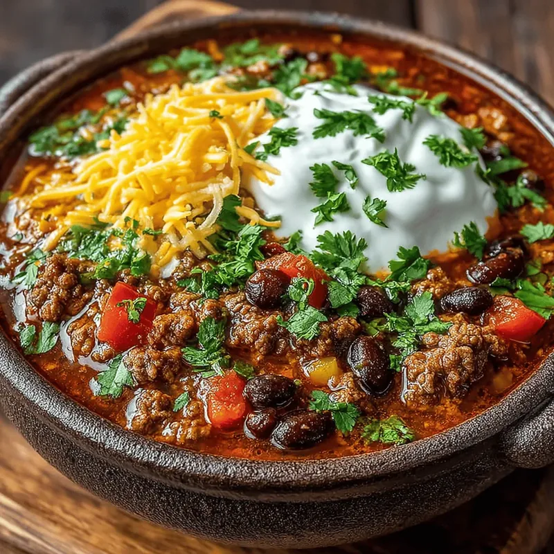 Spicy Quick Beef & Bean Chili Recipe