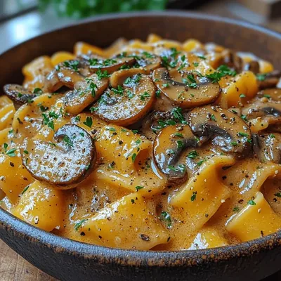 Creamy Mushroom Stroganoff: A Comforting Delight
