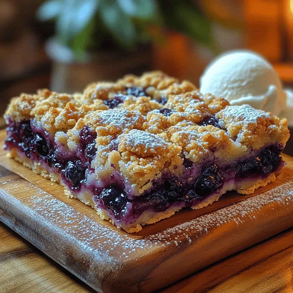 Blueberry Bliss Crumble Bars Recipe