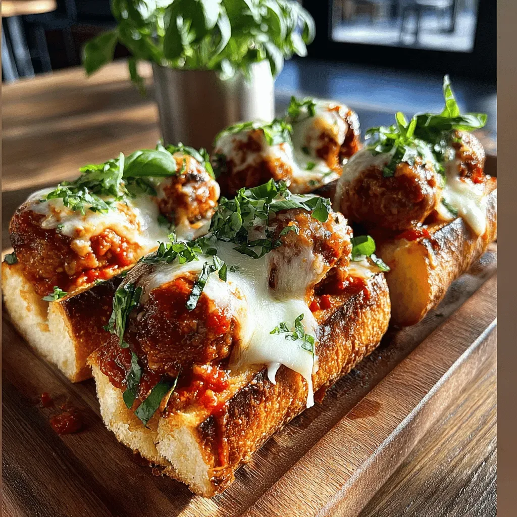 Savory Turkey Meatball Subs with Marinara Sauce