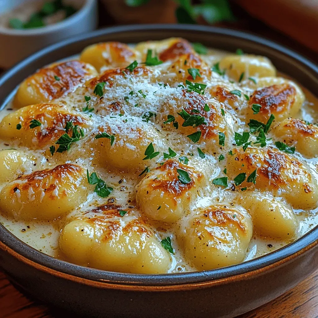Creamy Garlic Parmesan Gnocchi: A Comforting Delight