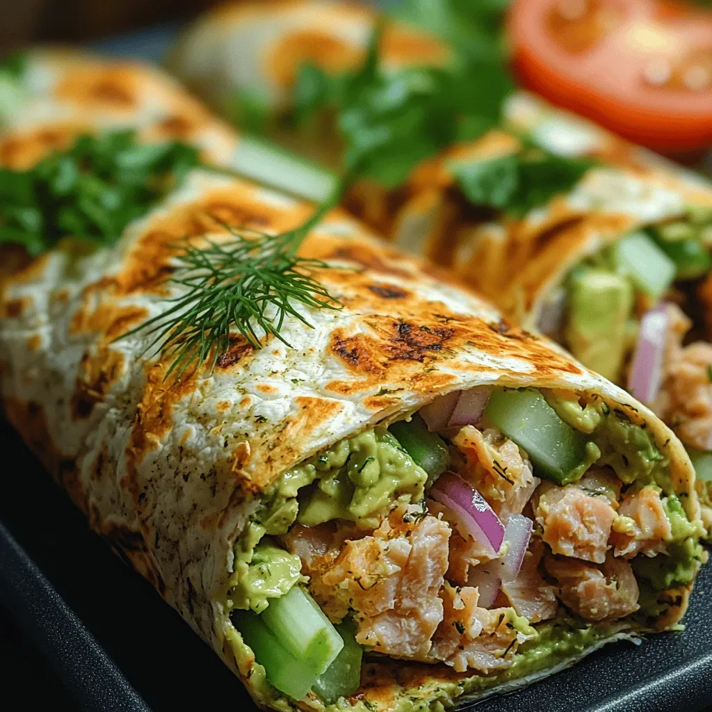 Deliciously Creamy Avocado Tuna Wraps: A Quick and Healthy Meal