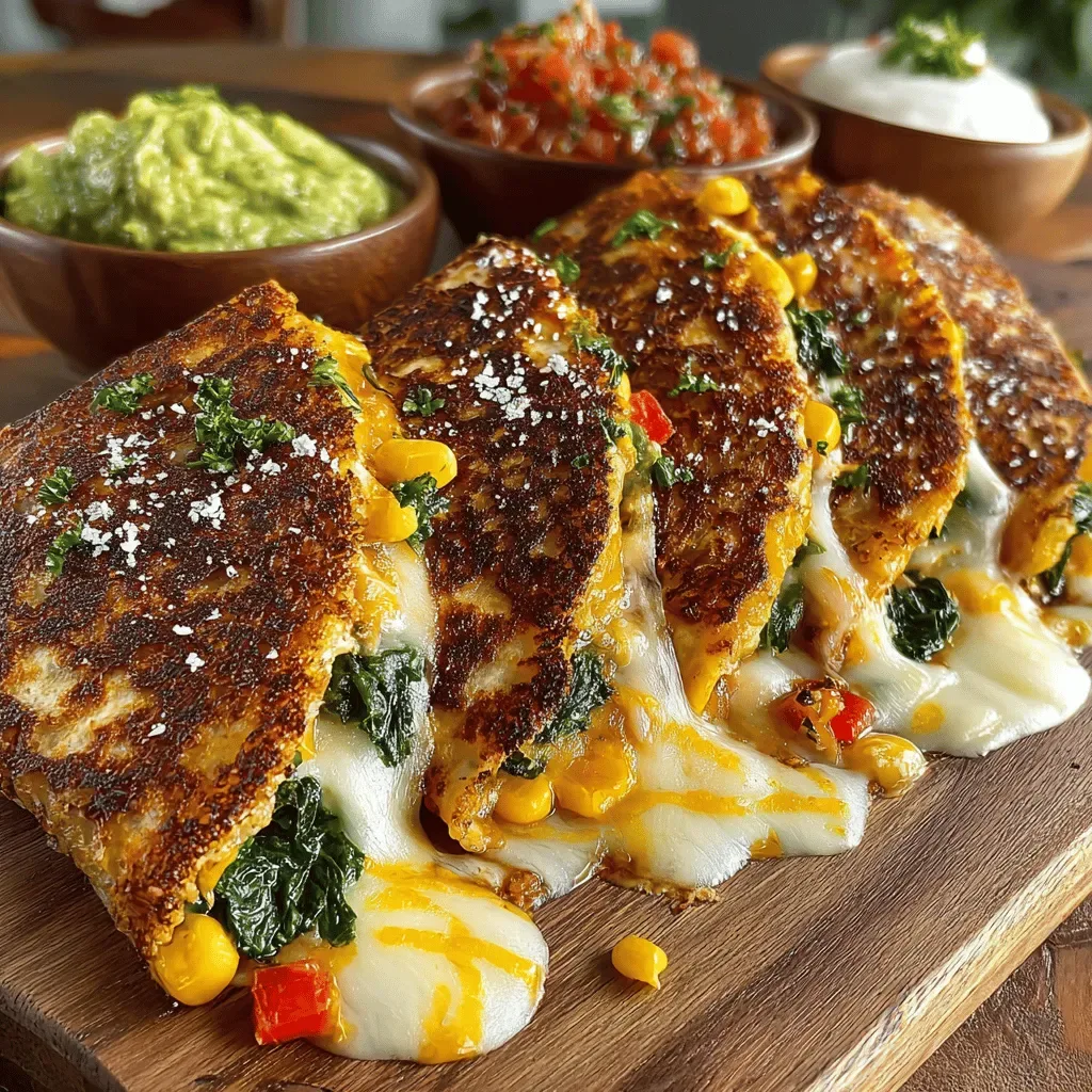 Cheesy Veggie Quesadillas for Kids