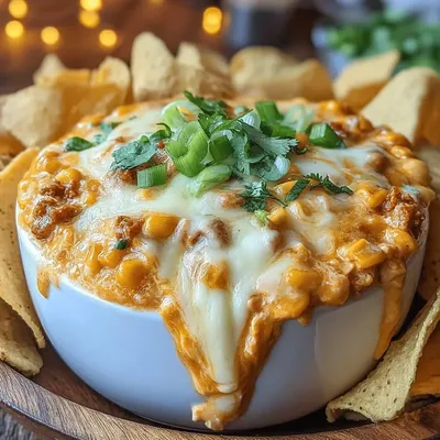 Spiced Cheesy Chorizo Corn Dip