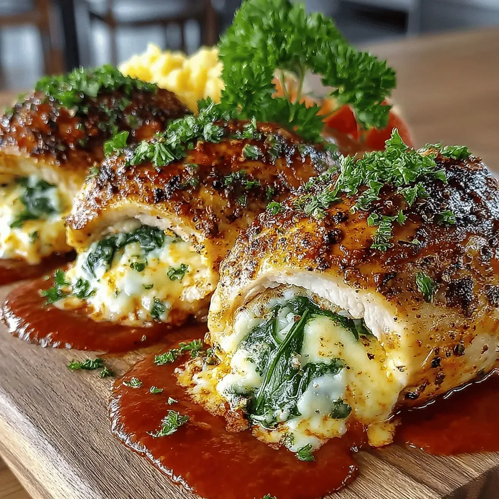 Herbed Ricotta Stuffed Chicken Rolls: Cooking Steps, Tips, and Serving Suggestions