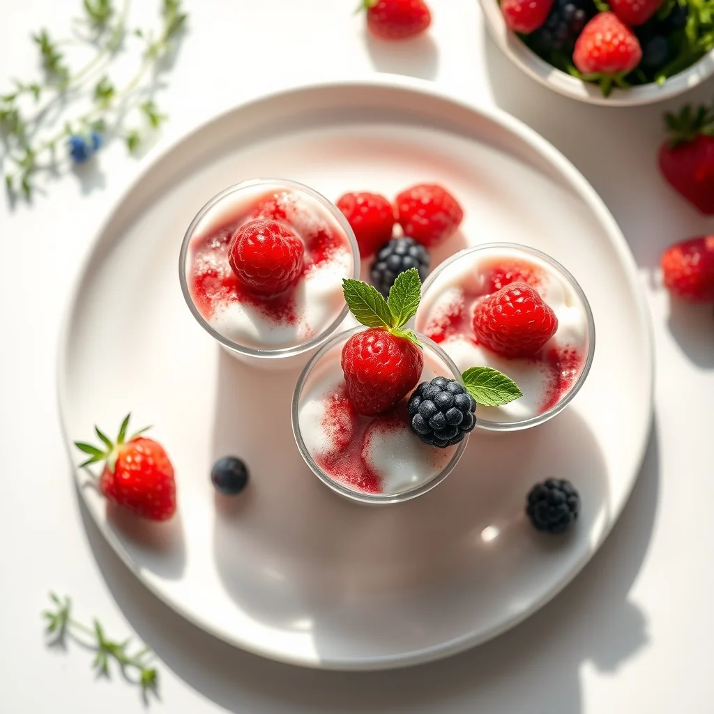Frosty Berry Bliss Yogurt Cups: The Perfect Frozen Treat