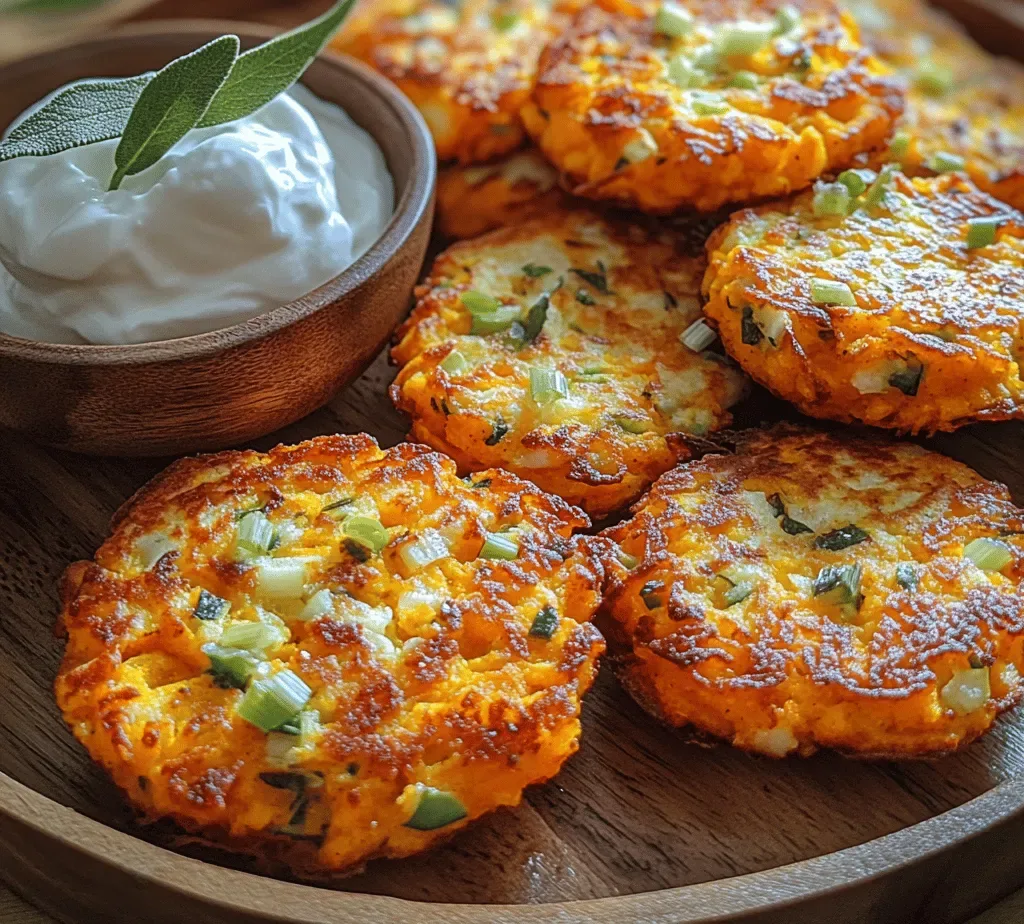 Autumn Harvest Butternut Squash Fritters with Sage