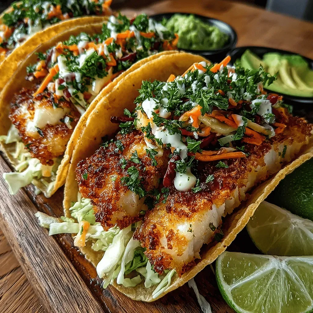 Crispy Baked Fish Tacos
