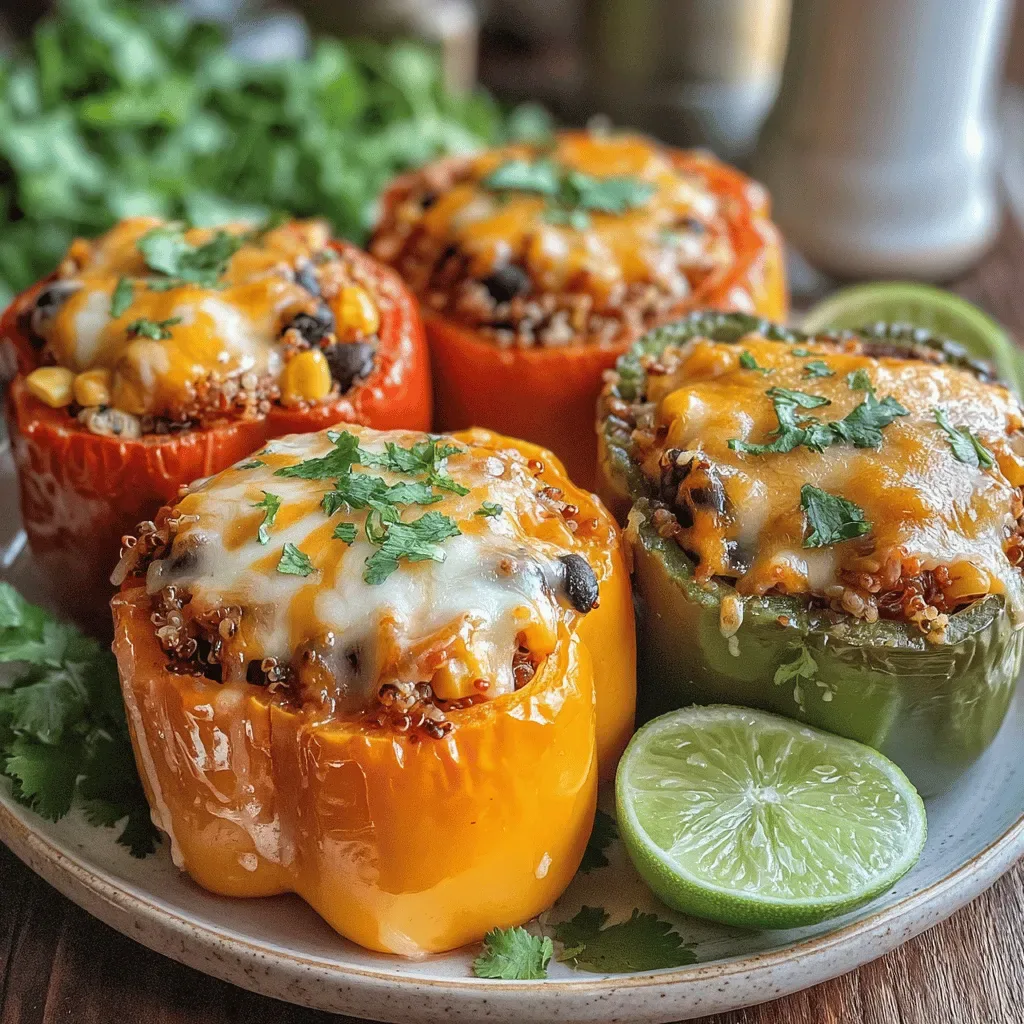 Vibrant Veggie and Cheese Stuffed Peppers