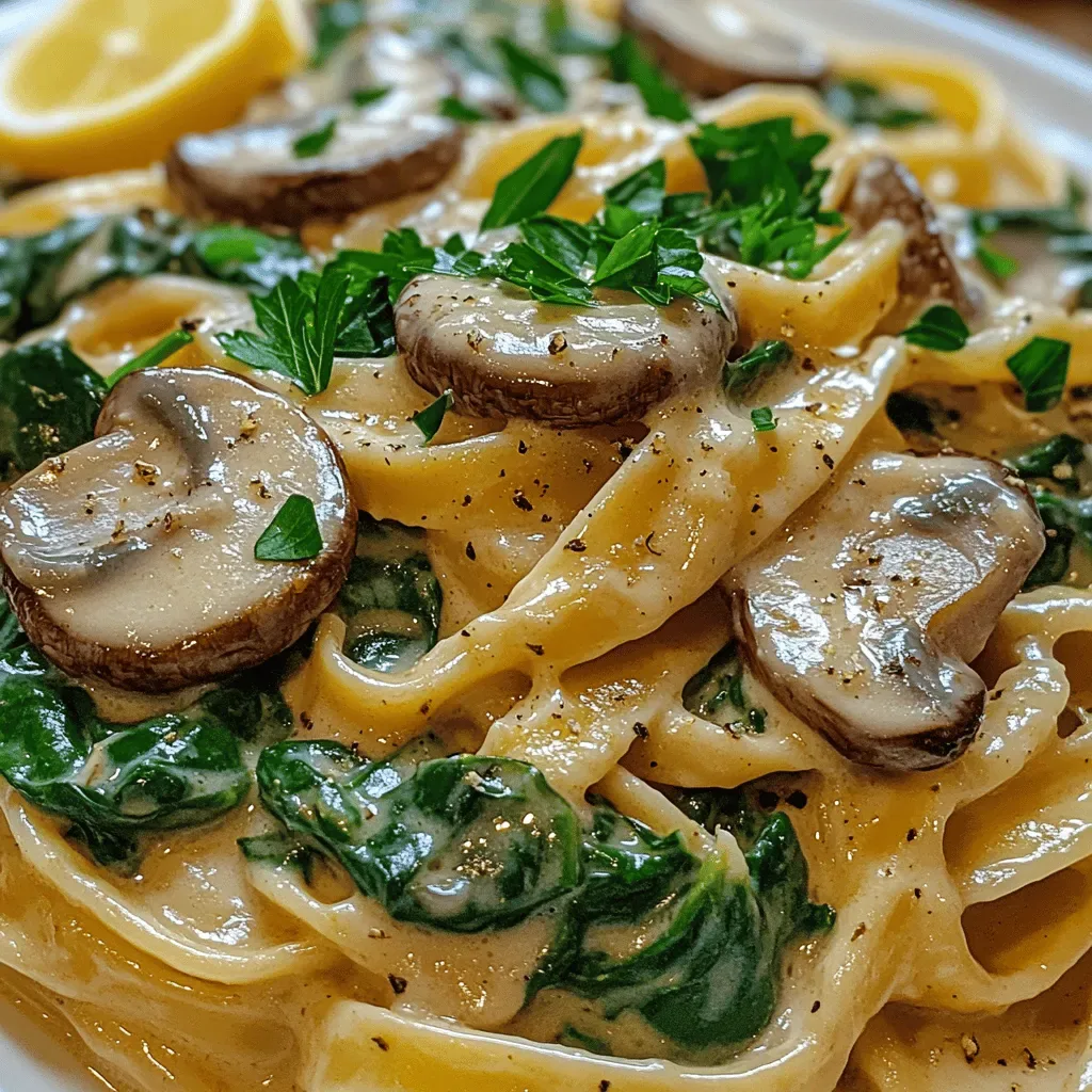 Spinach & Mushroom Velvet Pasta Recipe: A Creamy Delight for Any Occasion