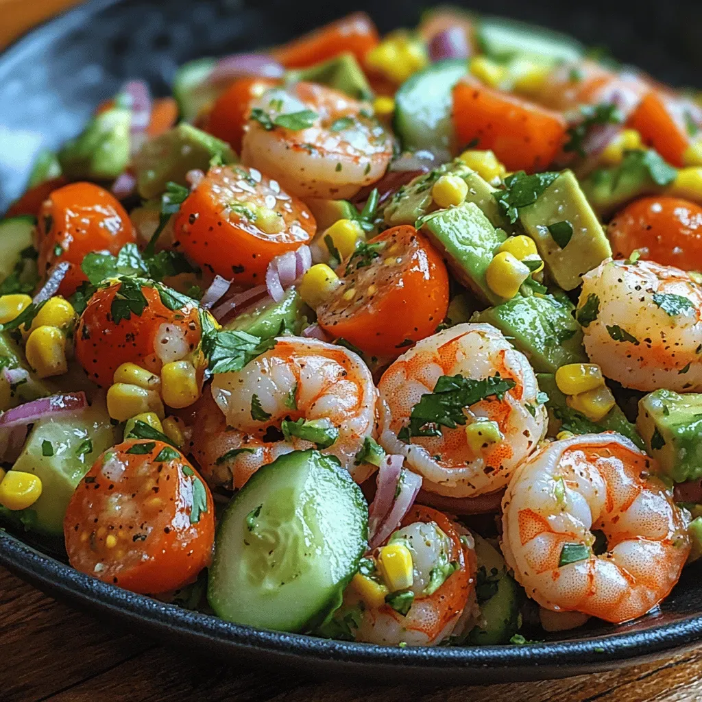Zesty Shrimp Avocado Salad: A Refreshing Culinary Delight
