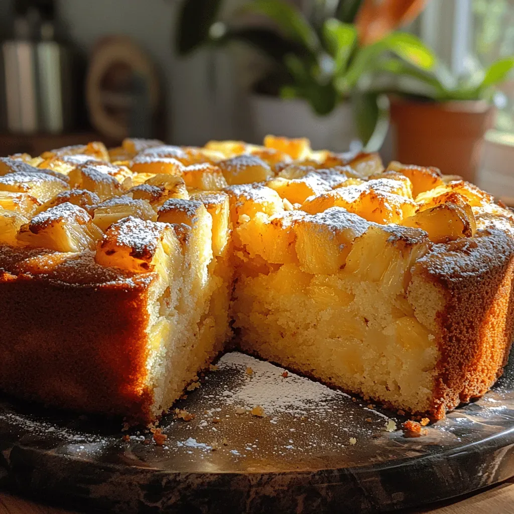 Tropical Bliss Pineapple Condensed Milk Cake Recipe
