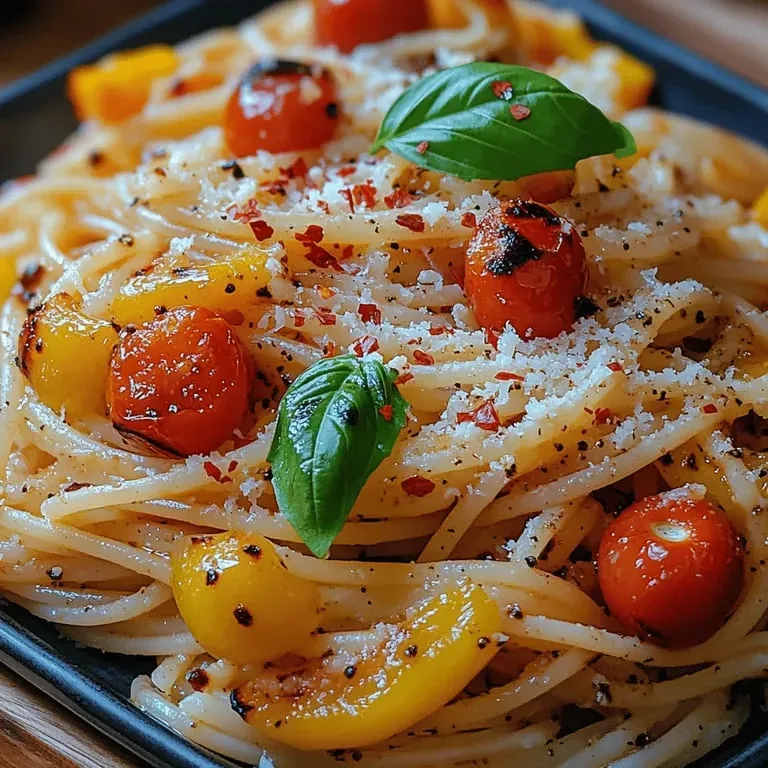 Introducing Charred Pepper Pasta Toss: A Flavorful Delight