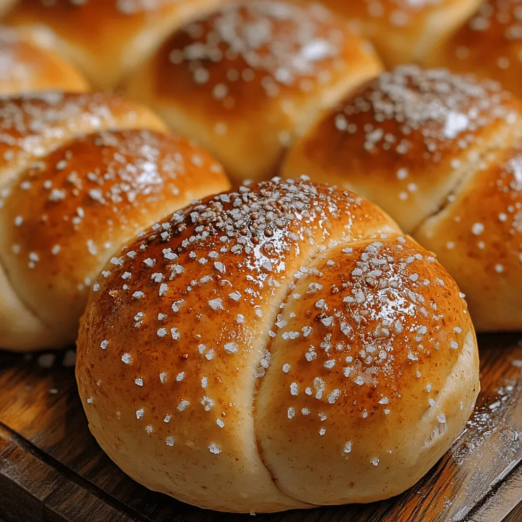 Twisted Delight: Easy Pull-Apart Pretzel Rolls