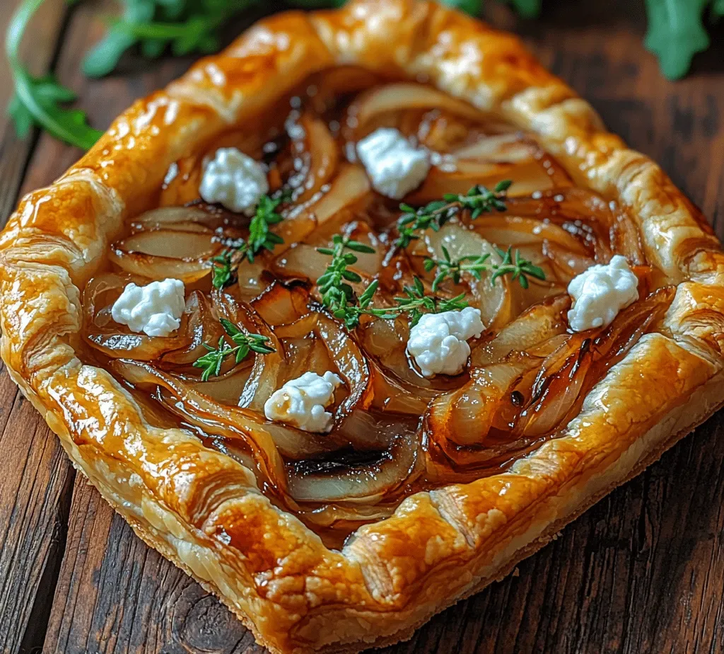 Caramelized Onion & Goat Cheese Tart: An Elegant Delight