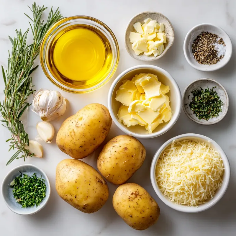 Festive Herb Butter Hasselback Potatoes
