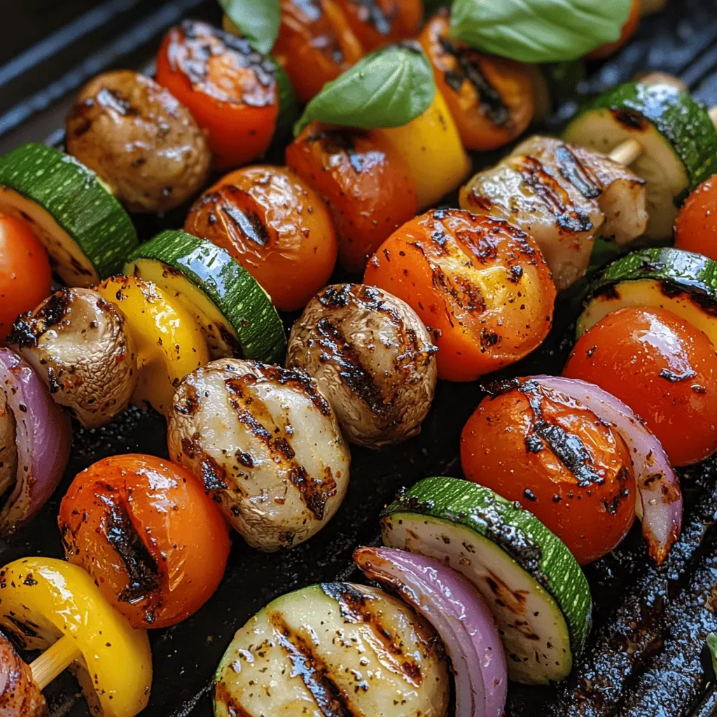 Colorful Grilled Veggie Skewers: A Vibrant Addition to Your Summer BBQ