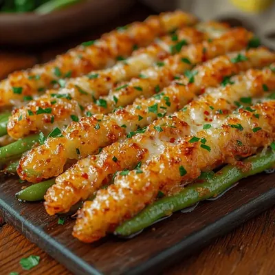 Crispy Garlic Parmesan Green Beans: Final Touches for Presentation, Nutritional Information, and More