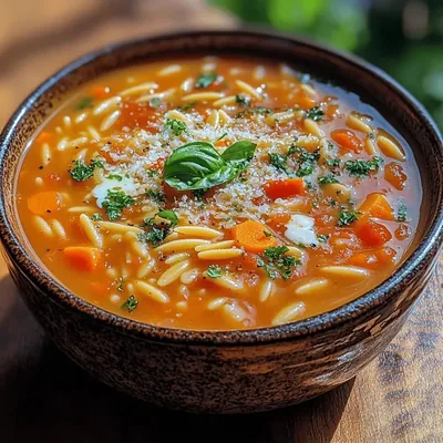 Creamy Tomato Orzo Soup Recipe