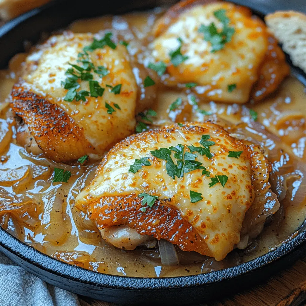 French Onion Chicken Skillet: A Hearty Culinary Delight