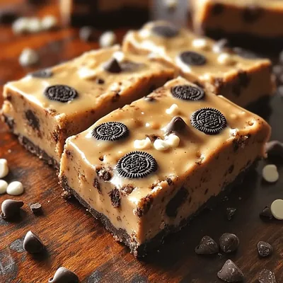 Decadent No-Bake Oreo Cookie Dough Bars