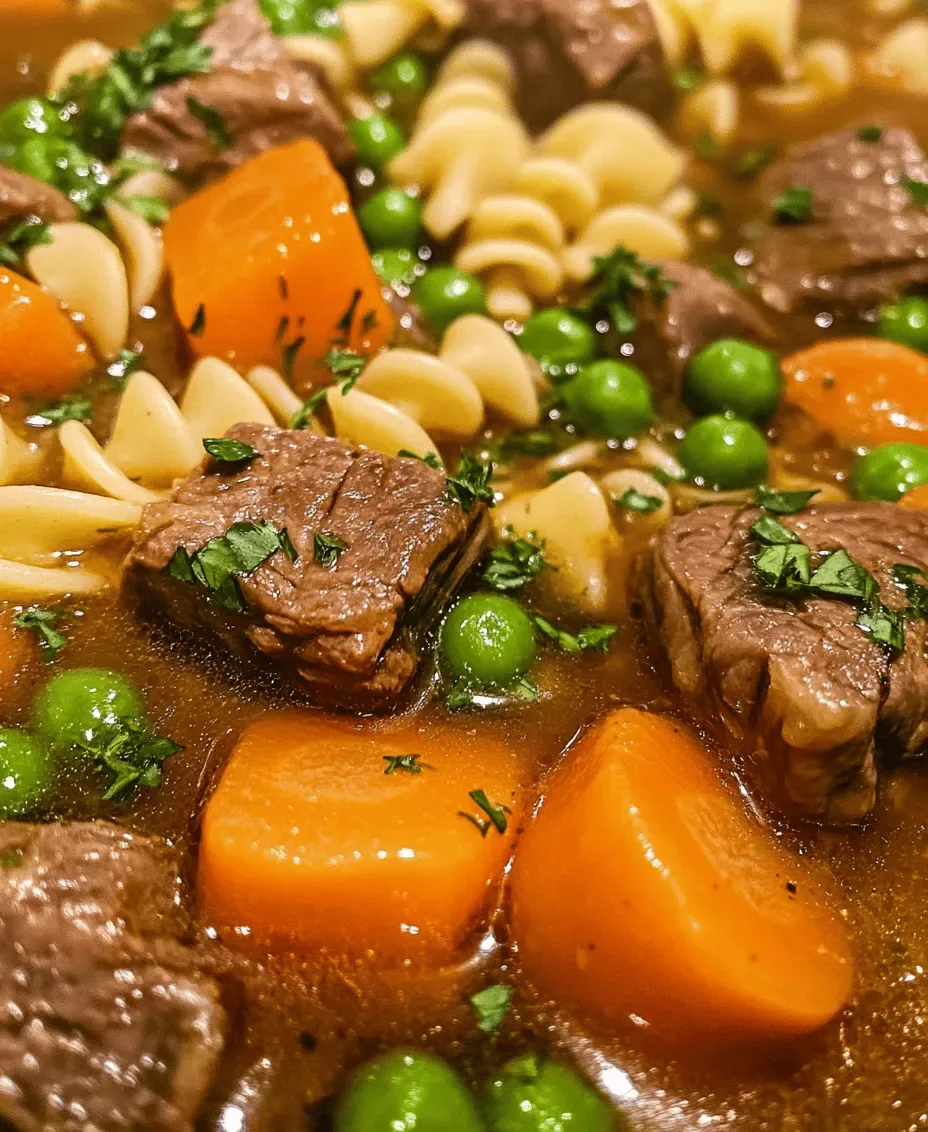 Cozy Comfort: Slow Cooker Beef and Noodles