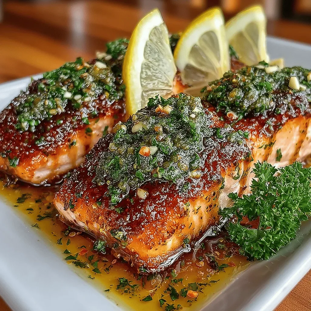 Baked Salmon with Honey Mustard Glaze