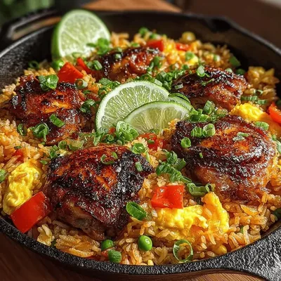 Sticky Sweet Chili Chicken Fried Rice Recipe