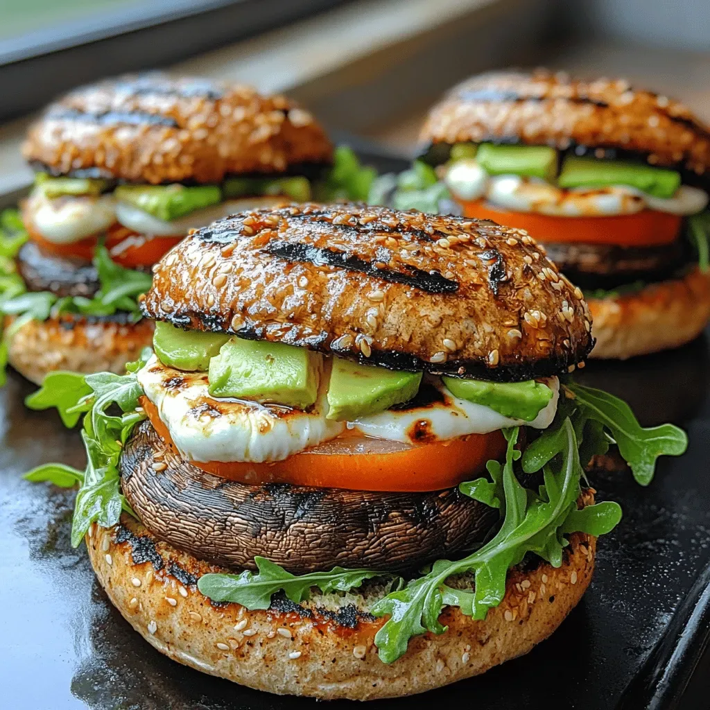 Grilled Portobello Burgers