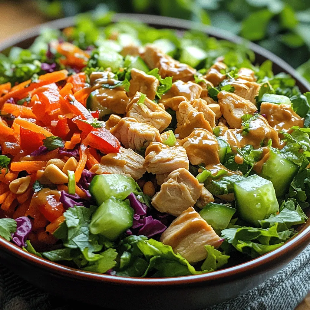 Zesty Chopped Thai Chicken Salad: A Flavorful Journey Through Thai Cuisine