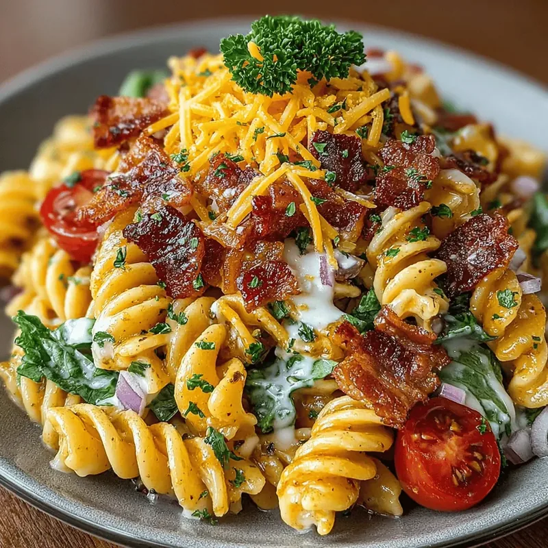 Bacon-Love BLT Pasta Salad with Ranch: A Flavorful Delight