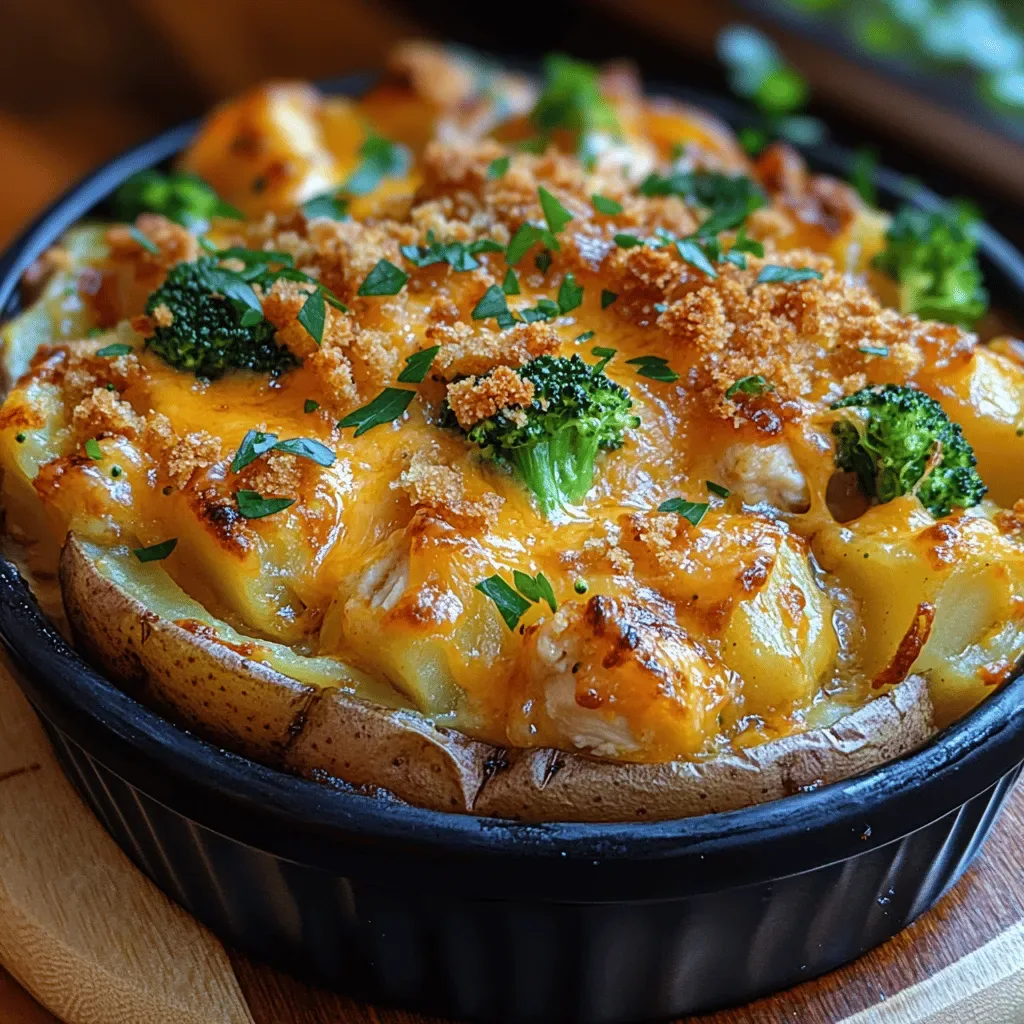 Cheesy Baked Potato Chicken & Broccoli Wonderland: A Comfort Food Delight
