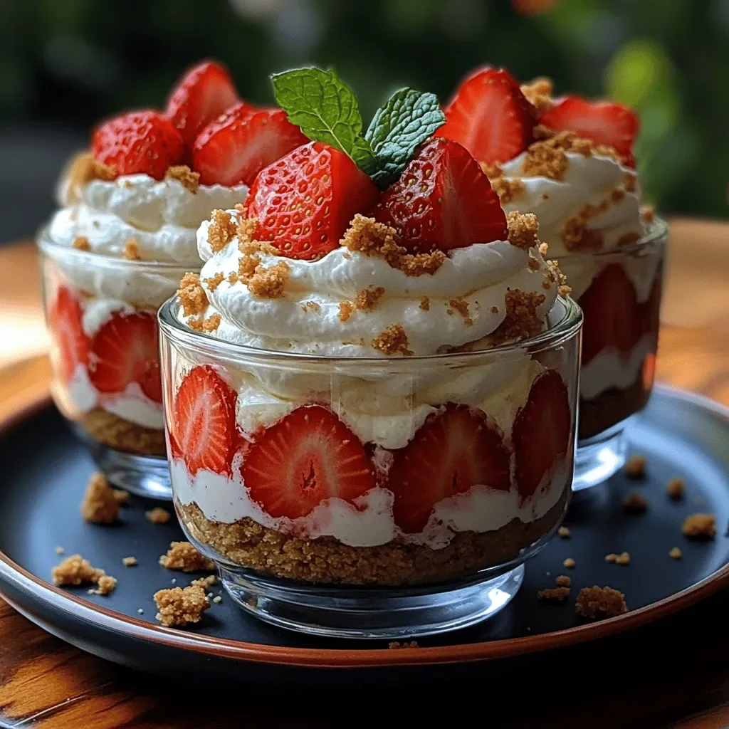 Strawberry Cream Icebox Cups: A Refreshing Delight for Warm Days