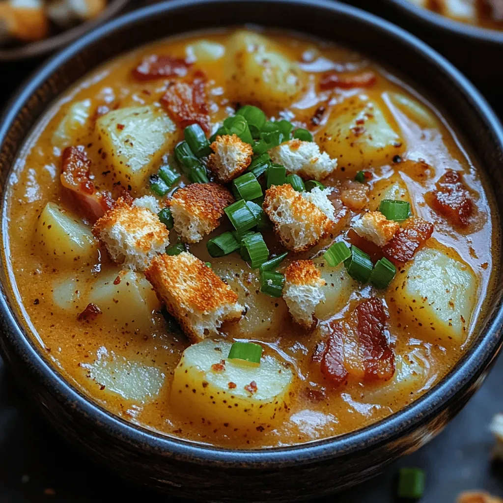 Creamy Bacon Bliss Potato Soup: A Comforting Delight