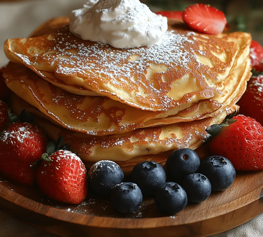 Dreamy Vanilla Crepes: A Delightful Recipe for Every Occasion